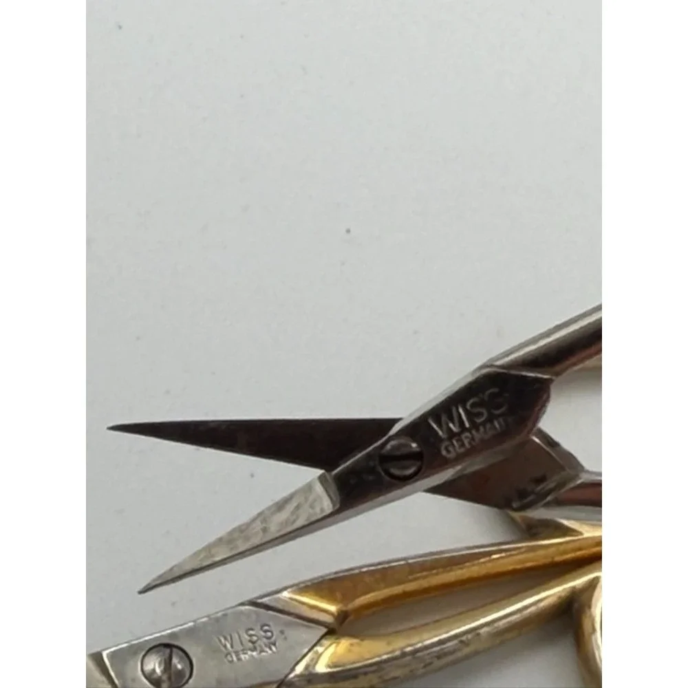 Vintage Scissors Lot Wiss Germany Sewing Embroidery Tailor Shears Craft Mixed 4